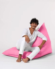 Pufe de Jardim Pyramid Big Bed – Rosa – 145x90x35 cm | Tribo Home