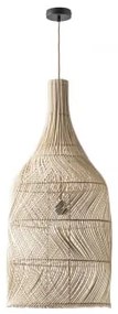 Lâmpada De Teto Embid Natural - Preto & ↑90 Cm Embid - Sklum