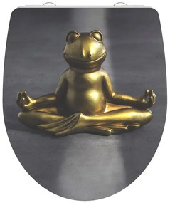 SCHÜTTE Assento sanita brilhante fecho suave RELAXING FROG duroplast