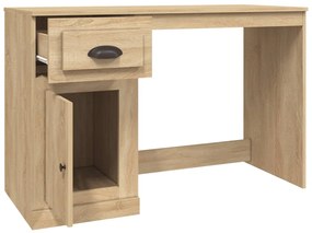 Secretária c/ gaveta 115x50x75 cm deriv.madeira carvalho sonoma