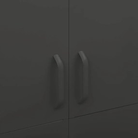 Roupeiro 90x50x180 cm aço antracite