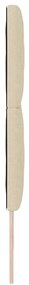 Cabeceira LED vidaXL Design Blocos de Diamante Creme 180 cm Tecido