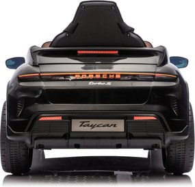 Carro Infantil bateria 12V Porsche Taycan Preto