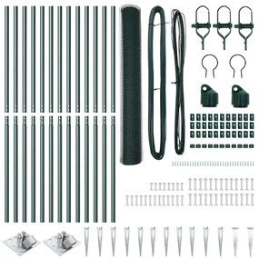 Conjunto de Cerca Conjunto de 2 Verde Floresta