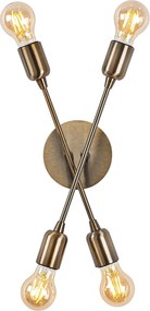 Candeeiro de Parede Fleur – Vintage – 17 x 8 cm