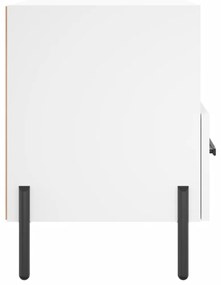 Mesas de cabeceira 2 pcs 40x35x47,5 cm deriv. de madeira branco