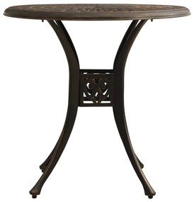 3 pcs conjunto bistrô alumínio fundido bronze