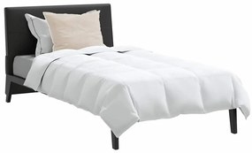 Edredão com travesseiro 2 pcs Branco 135 x 200 cm Penugem