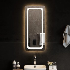 vidaXL Espelho de casa de banho com luzes LED 40x90 cm