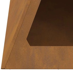 Fogueira Pyramid 50x50x51 cm Aço Envelhecido