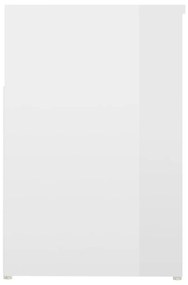 Banco sapateira 80x30x45 cm contraplacado branco brilhante