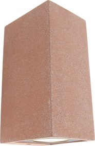 Candeeiro de Parede Exterior Moderno Terracota 2-Luzes IP44 - Pompei