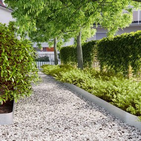 vidaXL Bordas de relvado 10 unid 15x103 cm aço galvanizado