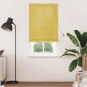 Persianas e Sombras de Janela Amarelo 90 x 220 cm Bambu