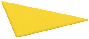 Painel de parede 12 pcs 30x30 cm tecido 0,54 m² amarelo-claro