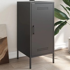 vidaXL Aparador 36x39x79 cm aço preto