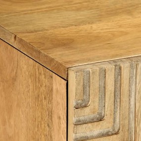 Móvel de TV castanho 105x33x46 cm madeira de mangueira maciça