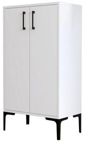 Sapateira Prag – Branco – 60x111x35 cm