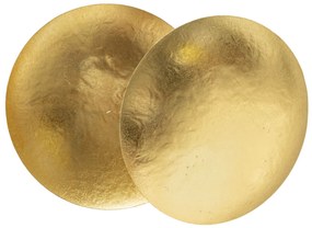 Candeeiro de Parede "Goldy Round" Dourado – Ø26x13 cm