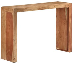 Mesa consola 110x30x76 cm madeira de acácia maciça