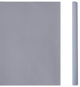 4 pcs painéis privacidade p/ jardim 35x0,19 m PVC cinza-claro