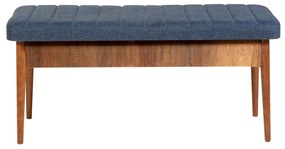 Conjunto de Mesa de Jantar Extensível e Cadeiras Vina – Nogueira e Azu