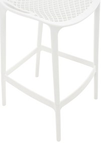 Banco de bar Air (1 UNIDADE) 45 x 105 x 53 cm Branco