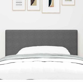 Cabeceira vidaXL Design Simples Cinza Claro 90 cm em Tecido de Corduro