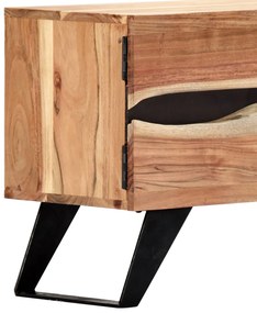 Móvel de TV 140x30x45 cm madeira de acácia maciça