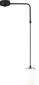 Candeeiro de Teto Uzum – Preto e Branco – 30 x 15 cm