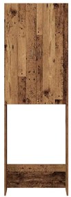 Armário sanita/máquina de lavar 64x25,5x190 cm madeira velha