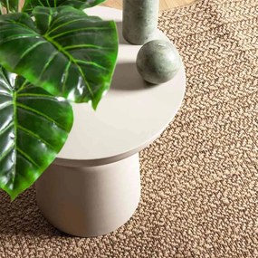 Tapete ZIZUR bege 120x170 cm aspeto de juta interior e exterior