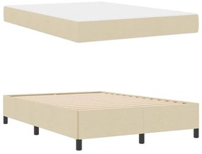 Cama Box Creme, Preto 140 x 190 cm
