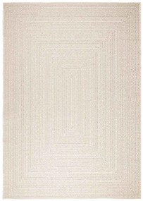 Tapete ZIZUR creme 200x290cm aspeto de juta interior e exterior
