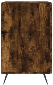 Mesa cabeceira 40x40x66 cm derivados de madeira carvalho fumado