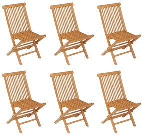 7 pcs conjunto de jantar para jardim madeira de teca maciça