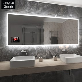 Espelho LED SMART com iluminação M1 + SmartScreen with Google TV