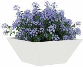 Jardineiras em forma de tigela da , 5 peças brancas, 35x35x15 cm, em a