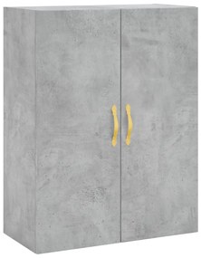 Armário alto 69,5x34x180 cm derivados de madeira cinza cimento
