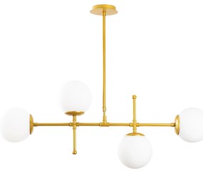 Candeeiro de Teto Mudoni – Dourado – 108 x 15 cm