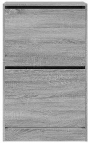 Sapateira 60x34x96,5 cm derivados de madeira cinzento sonoma