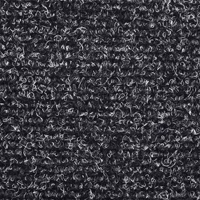 Tapetes de escada autoadesivos 30 pcs 65x21x4cm cinzento-escuro