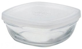 Lancheira Freshbox Transparente Quadrado Com tampa (9 cm) (9 cm)