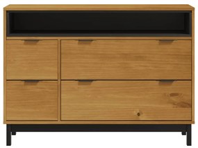 Armário de gavetas FLAM 110x40x80 cm madeira de pinho maciça