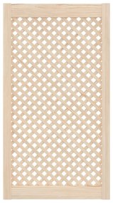 Portas de armário design treliça 2 pcs 49,5x99 cm pinho maciço
