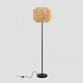 Luminária De Chão De Bambu Kapua Natural - Sklum