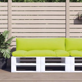 Almofadões para sofás de paletes 2 pcs verde brilhante