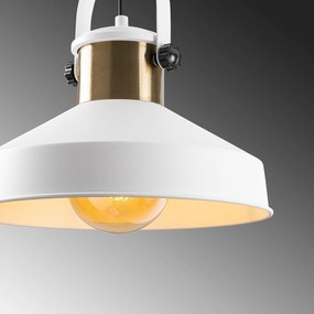 Candeeiro Suspenso Dodo – Branco – 35 x 35 cm