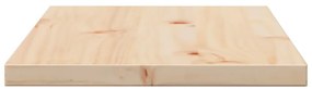 Tampos de mesa retangulares 2 pcs 70x35x2,5 cm pinho maciço