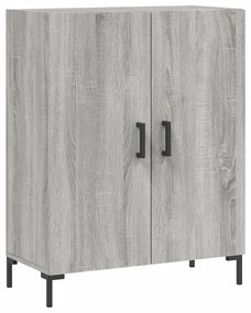 Armário alto 69,5x34x180 cm derivados de madeira sonoma cinza